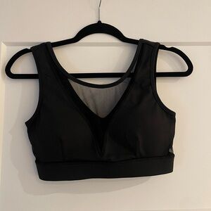 Cleo Harper Black Racerback Sports Bra